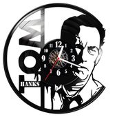 Zegar ścienny z płyty winylowej Tom Hanks 1628.14
