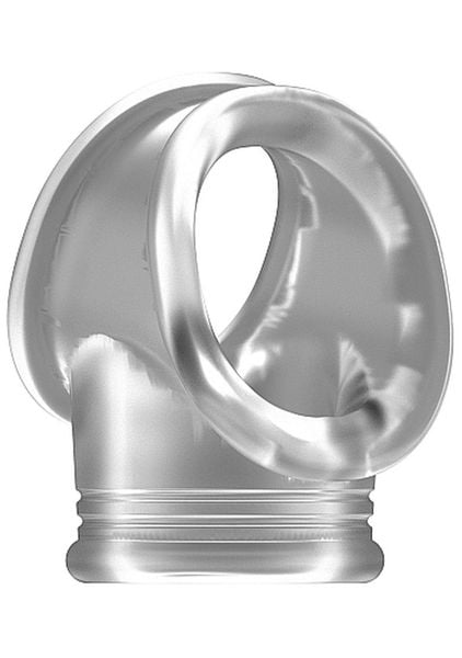 No.48 - Cockring With Ball Strap - Translucent zdjęcie 1