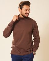 PÓŁGOLF męski brązowy Adam Rozmiar - 3XL