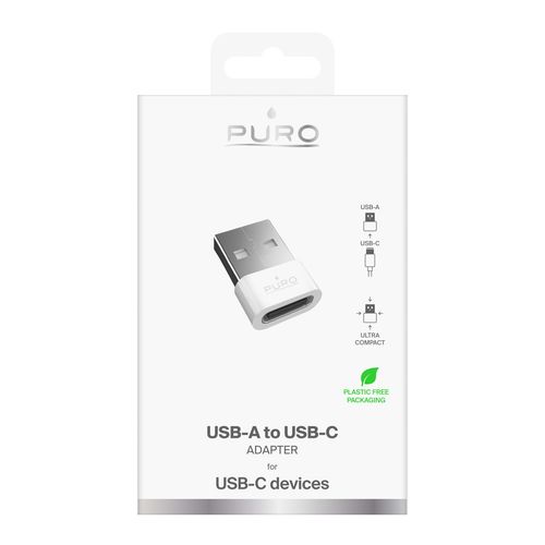 Adapter przejściówka USB-C - USB-A - biały na Arena.pl