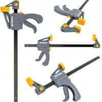 ŚCISK STOLARSKI ZACISK DŹWIGNIOWY 300x60 MM SZYBKOZACISKOWY AUTOMATYCZNY