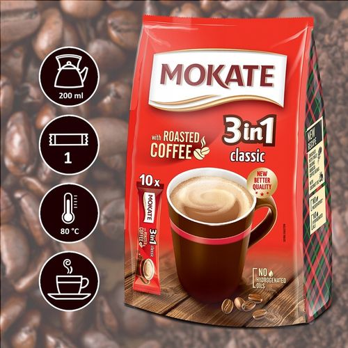 Napój Kawowy 3w1 Classic Mokate Mix Kawowy Instant 10 saszetek na Arena.pl