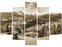 105CM 150CM OBRAZ 5 ELEM PIĘKNY KRAJOBRAZ DRUK