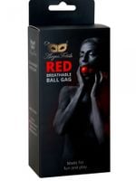 red breathable ball gag