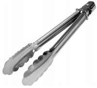 SZCZYPCE UNIWERSALNE METALOWE CHROM DO GRILLA XXL