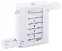 Pudełko na lekarstwa, kasetka na leki, pojemnik na leki rano wieczorem