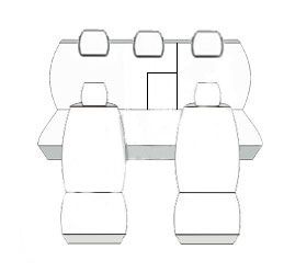 Pokrowce MIAROWE do Kia Sportage III 3 10-16r. P1 zdjęcie 3