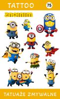Tatuaże zmywalne Minionki