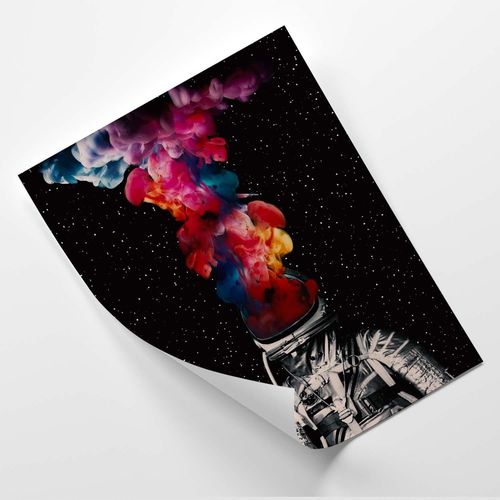Plakat, Astronauta i kolory 40x60 na Arena.pl