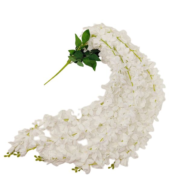 Wisteria x5  girlanda biała zdjęcie 1