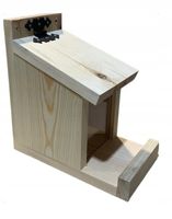 Karmnik dla wiewiórek drewniany - domek