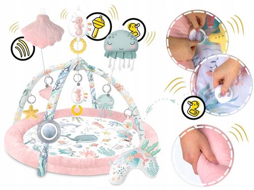 MATA EDUKACYJNA INTERAKTYWNA DLA NIEMOWLĄT KOKON KOJEC GNIAZDO NUKIDO na Arena.pl