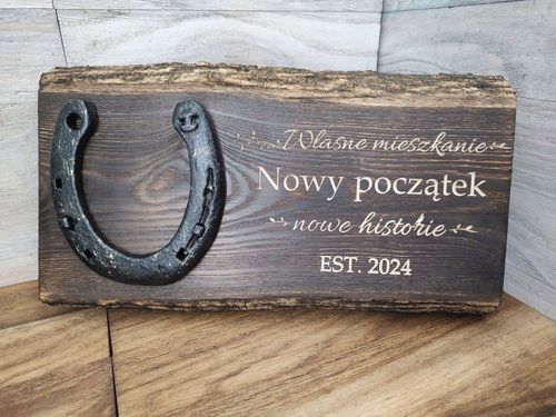 Oryginalny prezent na szczęście podkowa nowy dom na Arena.pl