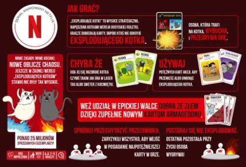 Eksplodujące Kotki: Dobro kontra Zło na Arena.pl