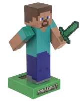 Figurka Solarna Steve z Gry Minecraft - Prezent dla Chłopca na Biurko