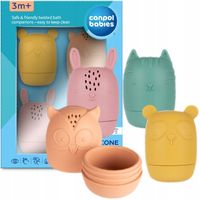 CANPOL SILIKONOWE ROZKRĘCANE ZABAWKI DO KĄPIELI 80/308