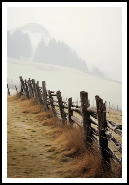 Plakat 68x101cm Spowity Mgłą zdjęcie 3