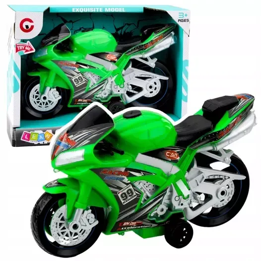 Motor wyścigowy zielony zdjęcie 1