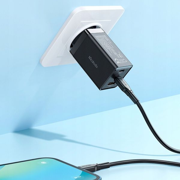 MCDODO GaN 5 PRO SZYBKA ŁADOWARKA USB-C USB-A 65W zdjęcie 14