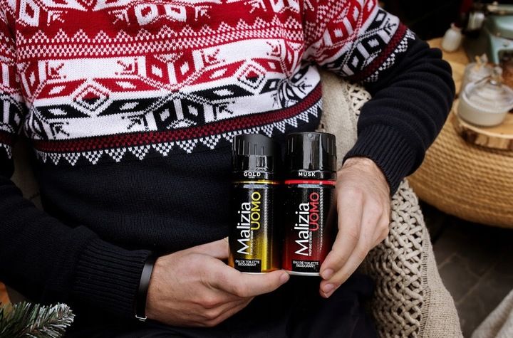 MALIZIA włoski dezodorant męski GOLD 150 ml zdjęcie 3