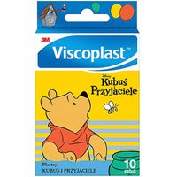 Plastry dla dzieci Kubuś i przyjaciele VISCOPLAST 72x25mm 10szt 40545968010