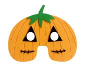 Maska filcowa Dynia Halloween przyjęcie halloweenowe