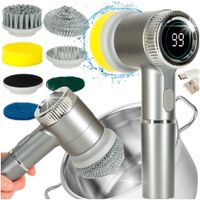 myjka elektryczna do czyszczenia 5w1 do łazienki podłogi fug basenu LED