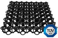 Kratka trawnikowa Stella Green 50x50x5 cm czarna