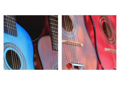 Obraz Na Płótnie - Gitara Muzyka - 60X60 Cm - Ac60X60-2221 na Arena.pl
