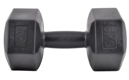 Zestaw Hantli Hantelków Ciężarki Bitumiczne do Ćwiczeń 2x 5kg na Arena.pl