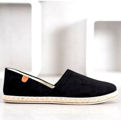 Wsuwane Czarne Espadryle r.38 na Arena.pl