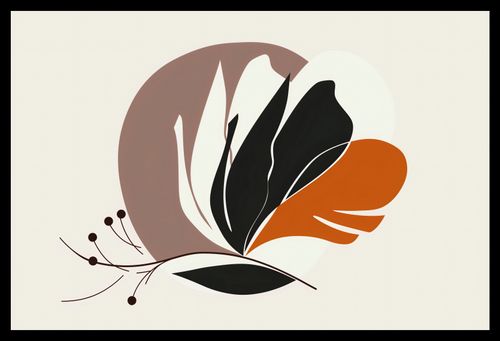 Plakat 45x30cm Elegancja Roślinna na Arena.pl