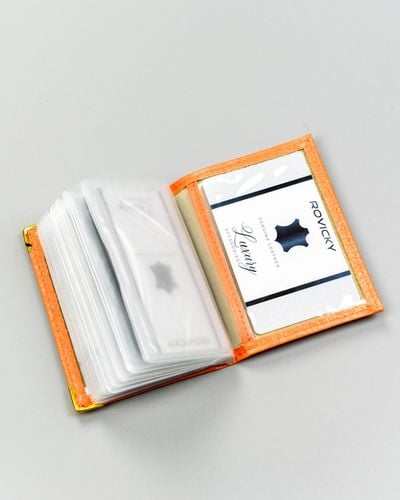 etui na karty skórzane 302-bl-orange na Arena.pl