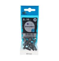 Śruba 6x16mm metryczny skok gwintu 14 szt. łeb 6-kątny fra