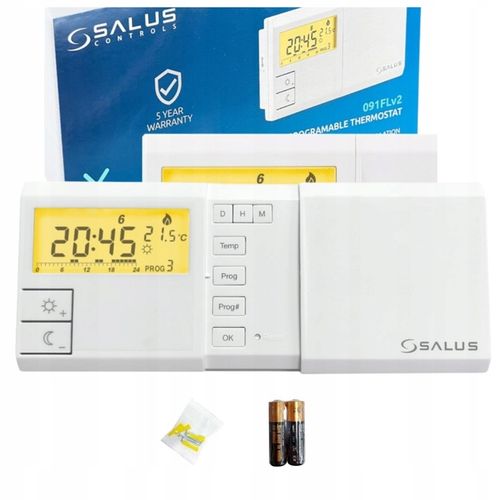SALUS 091FLV2 PRZEWODOWY STEROWNIK PROGRAMOWALNY TYGODNIOWY KOTŁA PIECA CO na Arena.pl