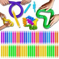 Rurki Tuby Sensoryczne Rury Pop Zestaw XXXL 60 szt Dla Dzieci