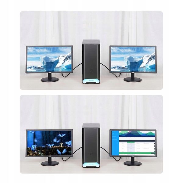 PRZEJŚCIÓWKA ADAPTER DISPLAYPORT DO VGA KONWERTER zdjęcie 7