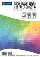PAPIER KREDOWY A4 115G 100SZT BŁYSK INTERDRUK