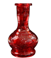 Czerwony Dzban do Sziszy Średni Butla do Fajki Wodnej Wazon Nargile Hookah