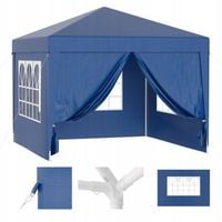 PAWILON OGRODOWY NAMIOT HANDLOWY 3x3 m + 4 ŚCIANY BOCZNE OKNA ZAMEK