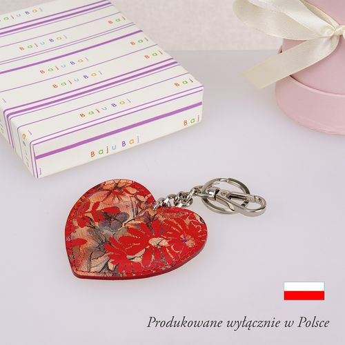 Skórzany Brelok Serce ze Skóry Naturalnej BajuBaj E23s132 na Arena.pl