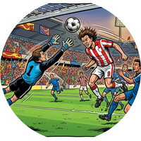 Opłatek na tort Piłka Nożna Bramka Gol Mecz Klub Piłkarski Boisko