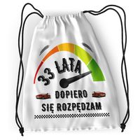 Plecak Urodziny 33 33Cie Sportowy Szkolny Worek Z Nadrukiem Ze Zdjęciem