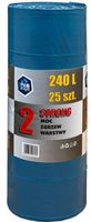 Worki na śmieci 240L 25szt 2STRONG super GRUBE super MOCNE podwójna