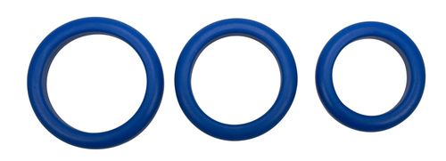 3 blue silicone rings na Arena.pl