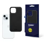 Etui 3mk Hardy Apple Silky Leather MagCase na Apple iPhone 15 Plus - czarne
