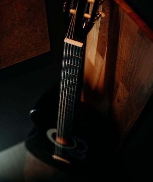 Gitara klasyczna 3/4 7/8 Black Czarna od 12 lat dla dzieci i dorosłych zdjęcie 8