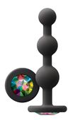 glams ripple rainbow gem black