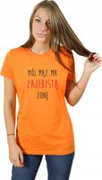 Koszulka T-shirt na PREZENT dla ŻONY MÓJ MĄŻ