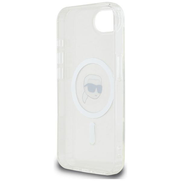 Etui Karl Lagerfeld do iPhone 16e, Biały, MagSafe zdjęcie 7